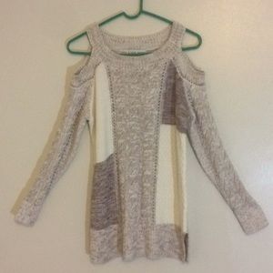 Knox Rose Open Shoulder Sweater Top